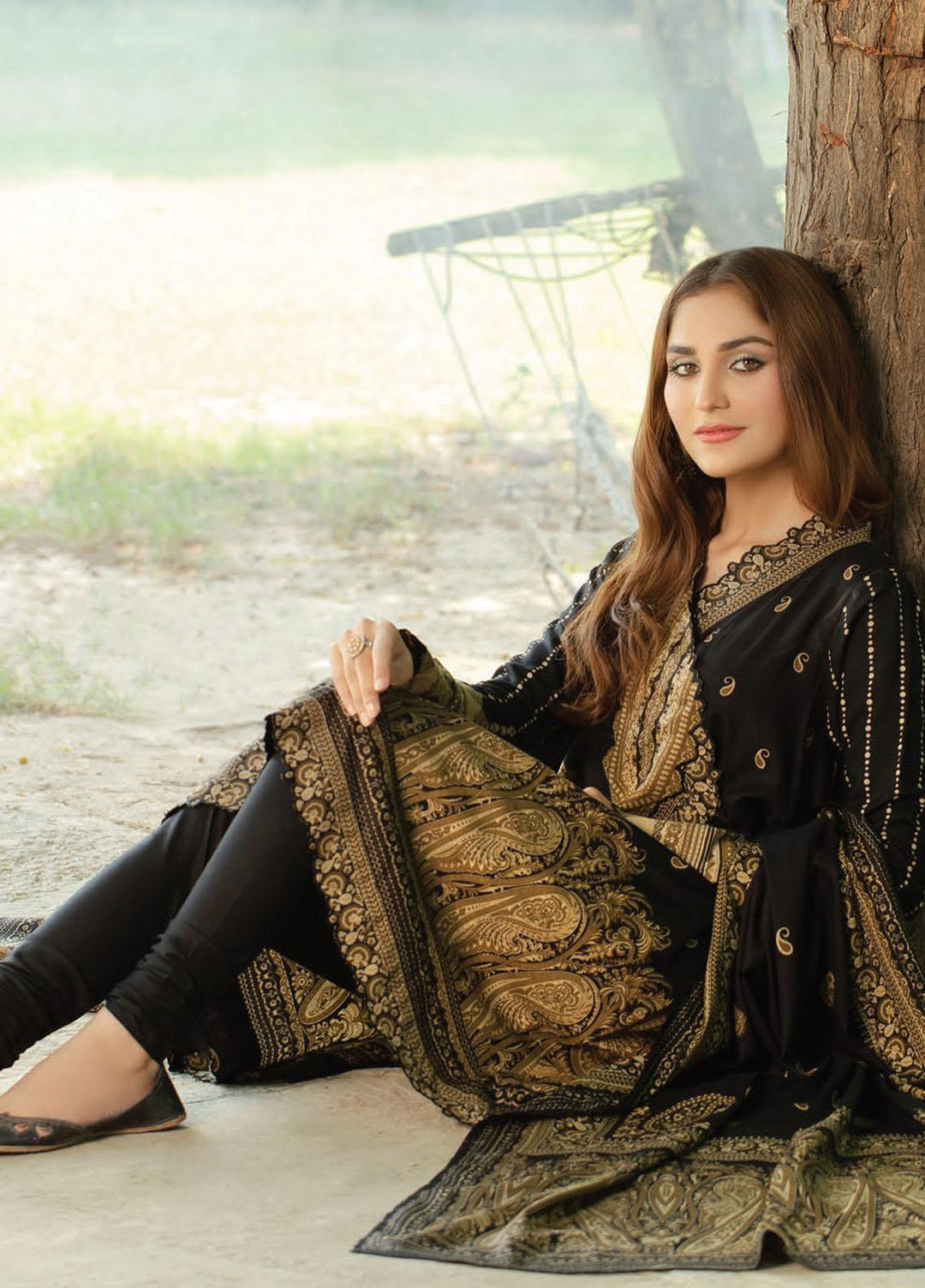 Five Star Printed Linen Suits Unstitched 3 Piece FS21CL D-191A - Winter Collection