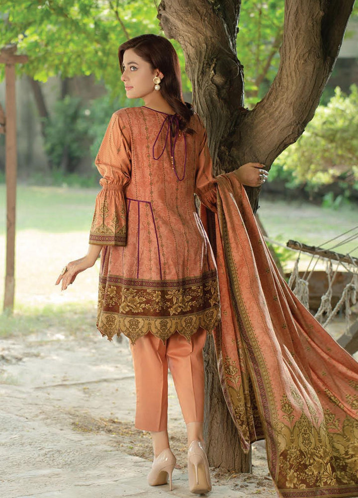 Five Star Printed Linen Suits Unstitched 3 Piece FS21CL D-193B - Winter Collection