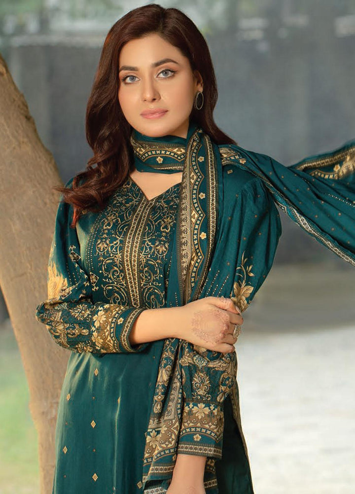 Five Star Printed Linen Suits Unstitched 3 Piece FS21CL D-194B - Winter Collection