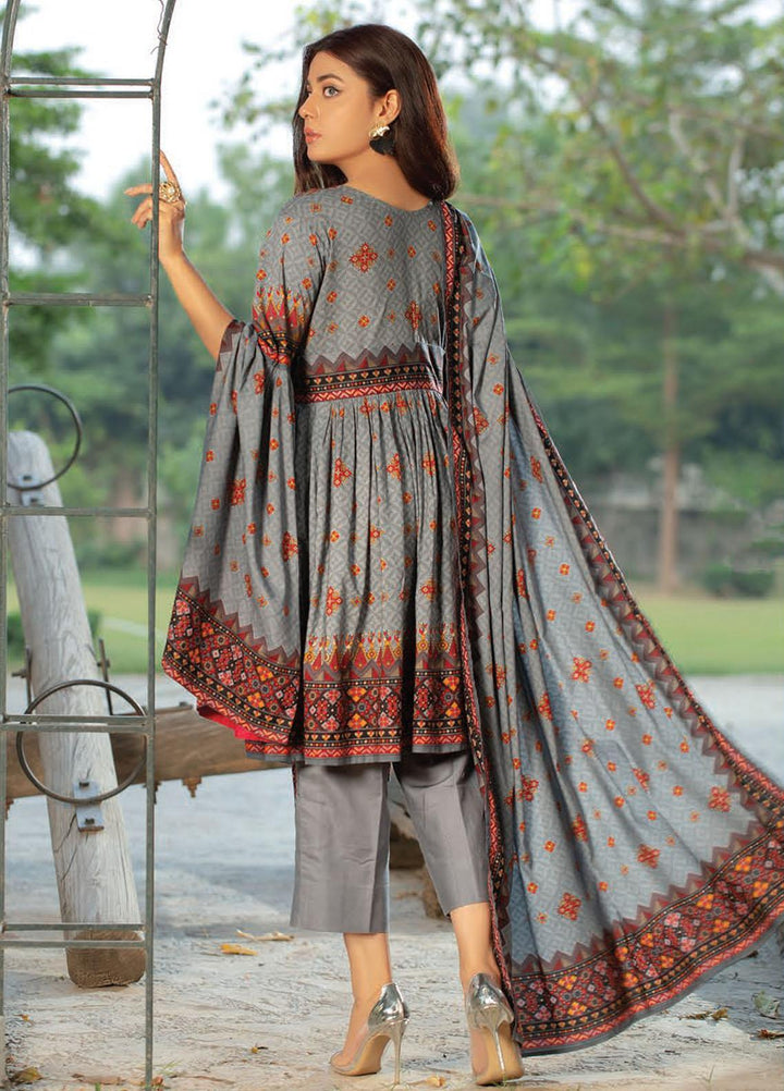 Five Star Printed Linen Suits Unstitched 3 Piece FS21CL D-196B - Winter Collection