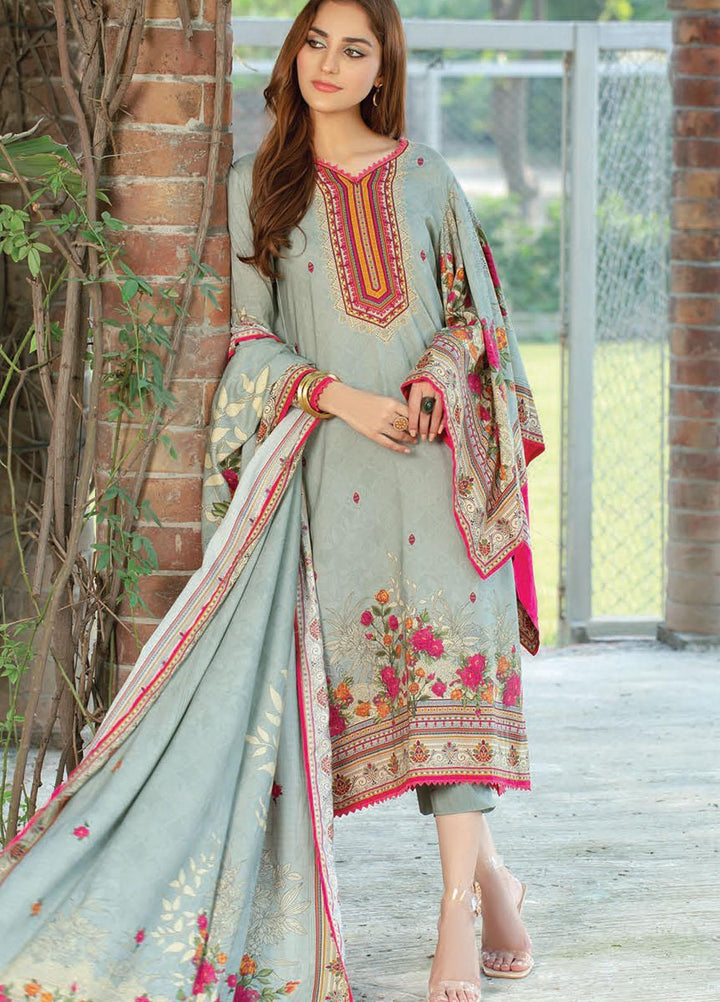 Five Star Printed Linen Suits Unstitched 3 Piece FS21CL D-197A - Winter Collection