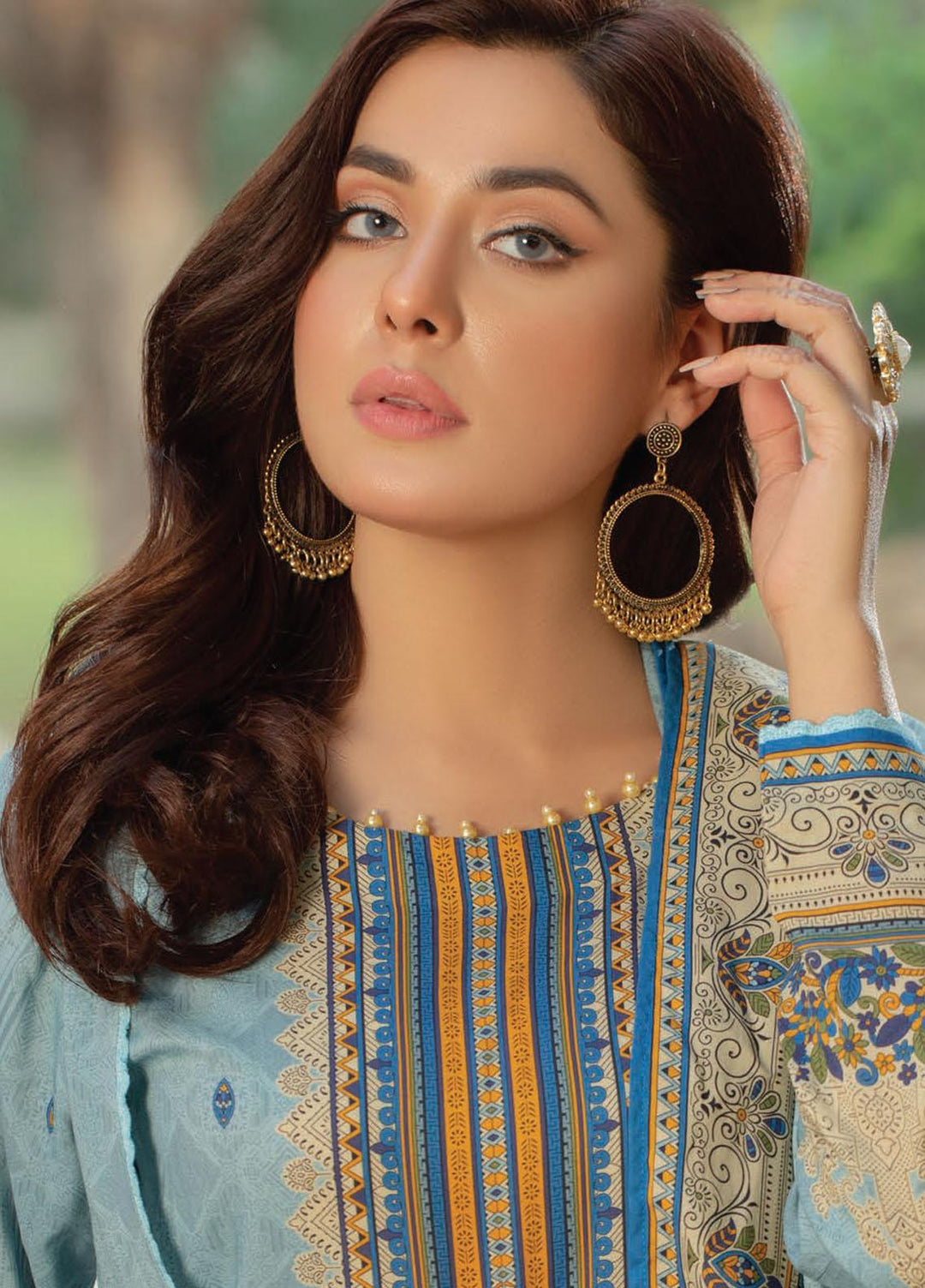 Five Star Printed Linen Suits Unstitched 3 Piece FS21CL D-197B - Winter Collection