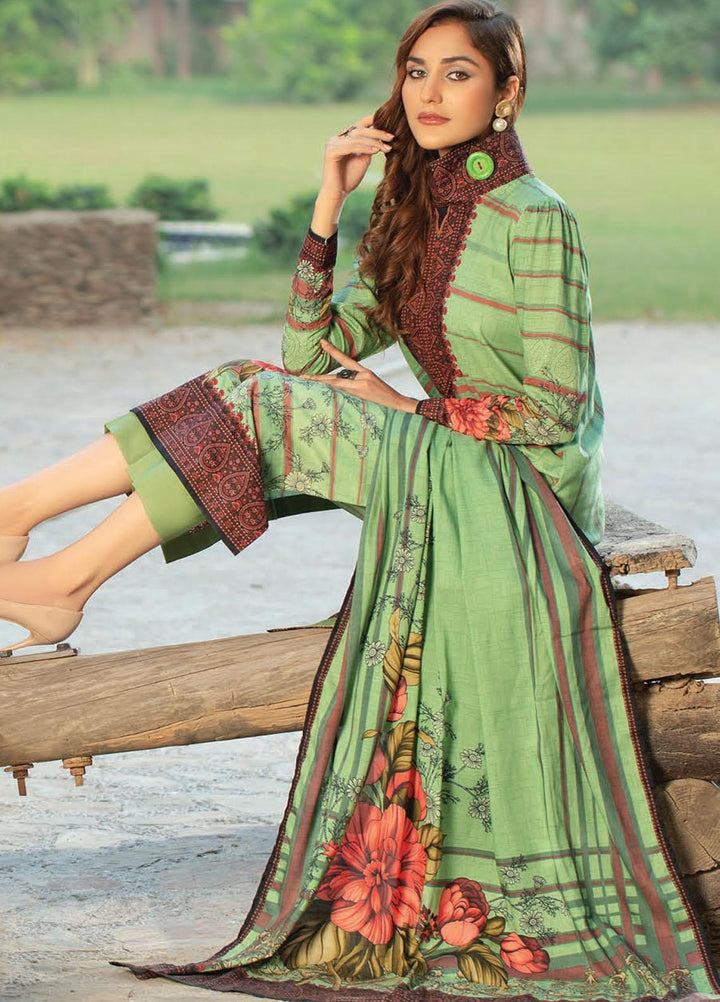 Five Star Printed Linen Suits Unstitched 3 Piece FS21CL D-199B - Winter Collection