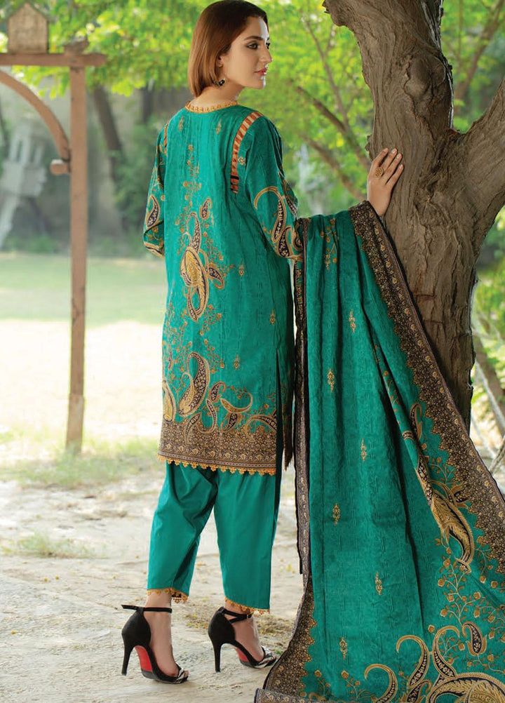 Five Star Printed Linen Suits Unstitched 3 Piece FS21CL D-200A - Winter Collection