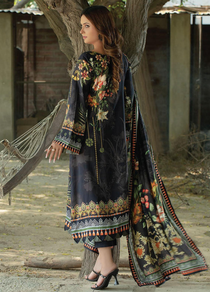 Five Star Printed Linen Suits Unstitched 3 Piece FS21CL D-201 - Winter Collection