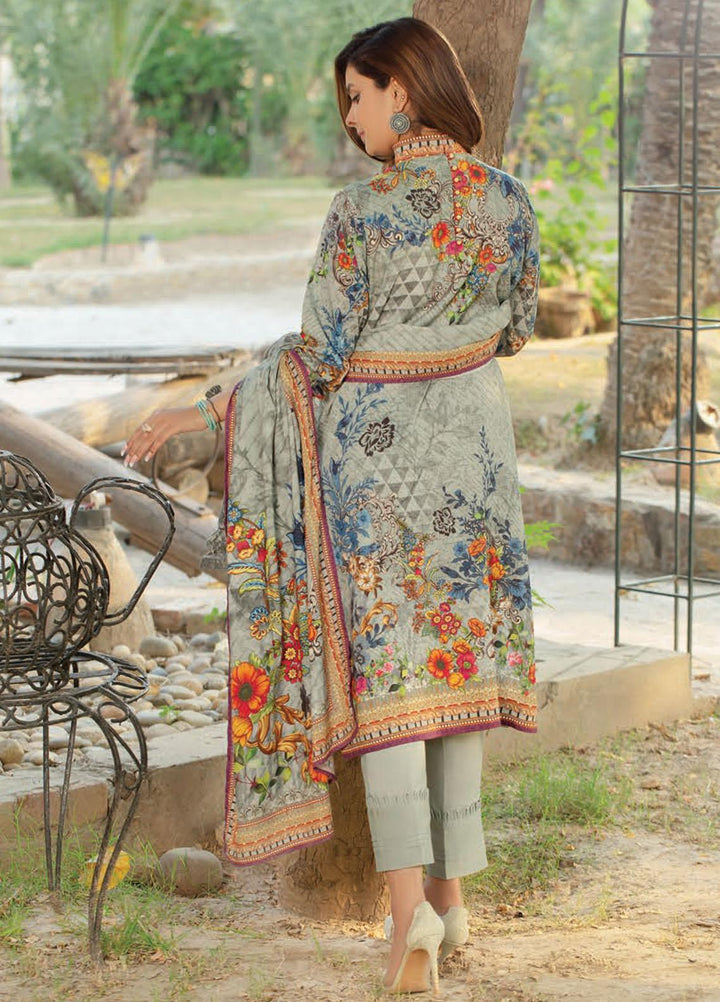 Five Star Printed Linen Suits Unstitched 3 Piece FS21CL D-205 - Winter Collection