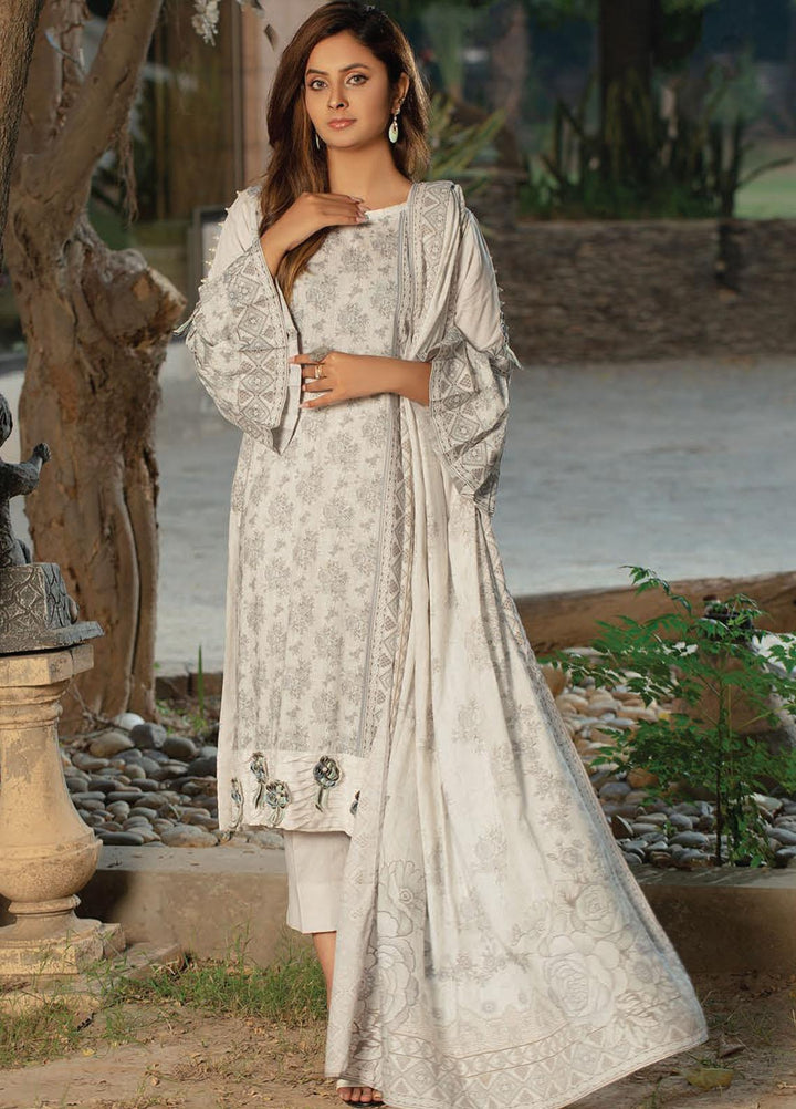 Five Star Printed Linen Suits Unstitched 3 Piece FS21CL D-207A - Winter Collection