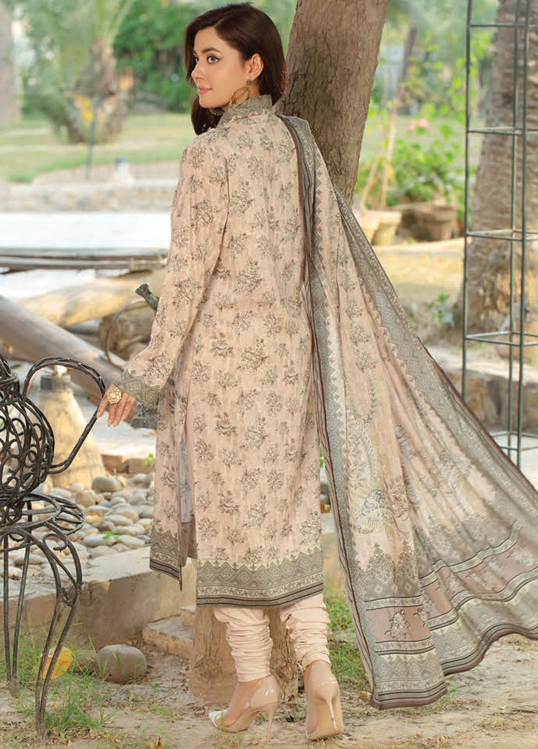 Five Star Printed Linen Suits Unstitched 3 Piece FS21CL D-208A - Winter Collection