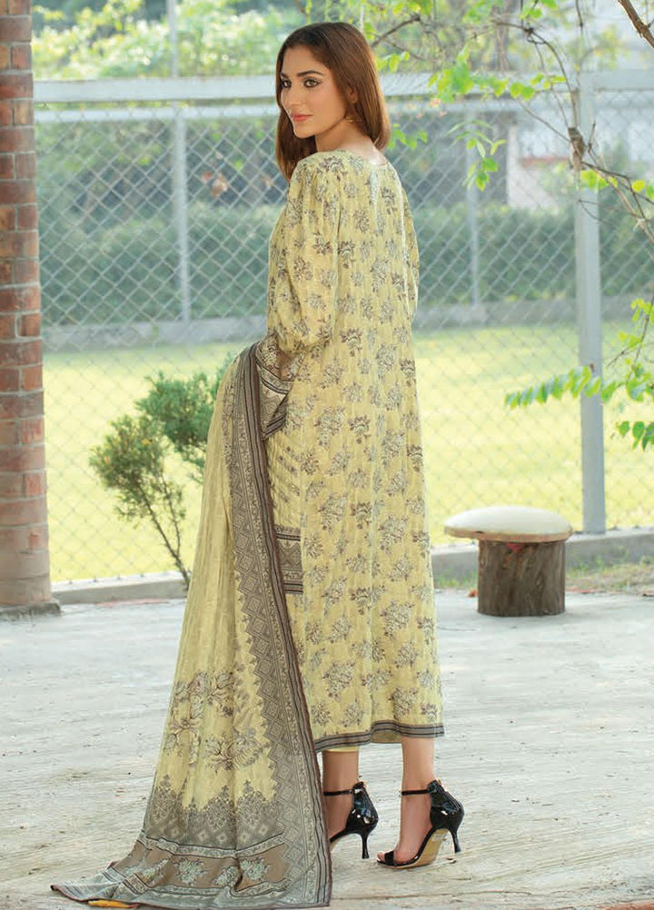 Five Star Printed Linen Suits Unstitched 3 Piece FS21CL D-208B - Winter Collection