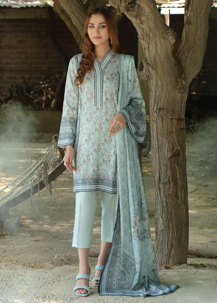 Five Star Printed Linen Suits Unstitched 3 Piece FS21CL D-209 - Winter Collection