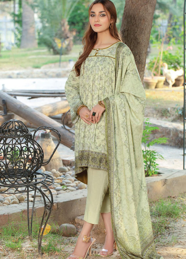 Five Star Printed Linen Suits Unstitched 3 Piece FS21CL D-210A - Winter Collection