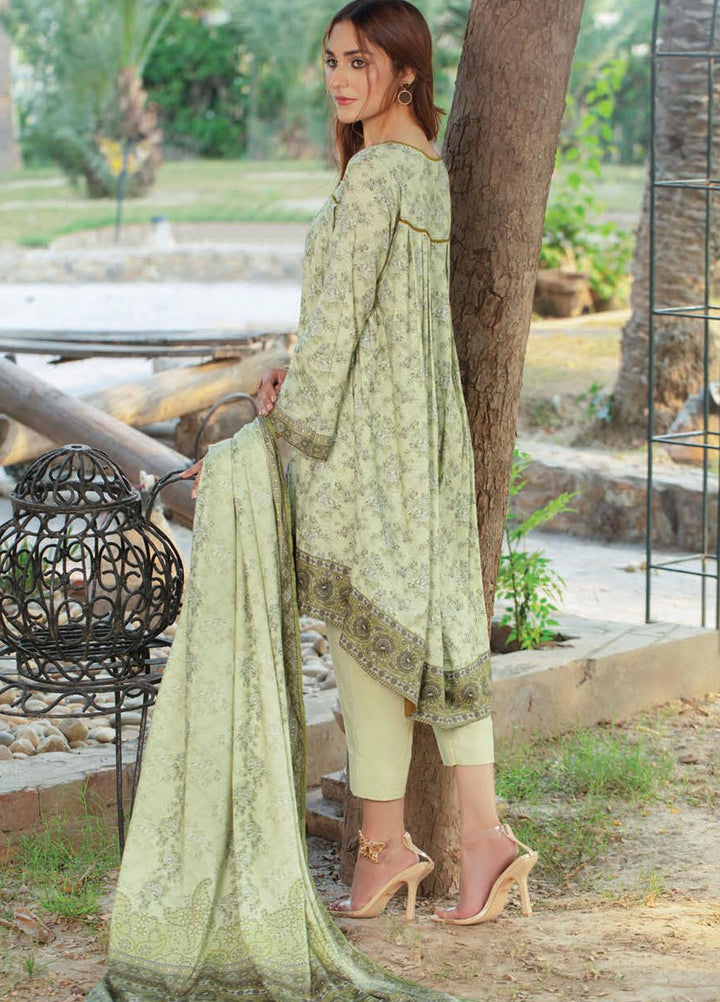 Five Star Printed Linen Suits Unstitched 3 Piece FS21CL D-210A - Winter Collection