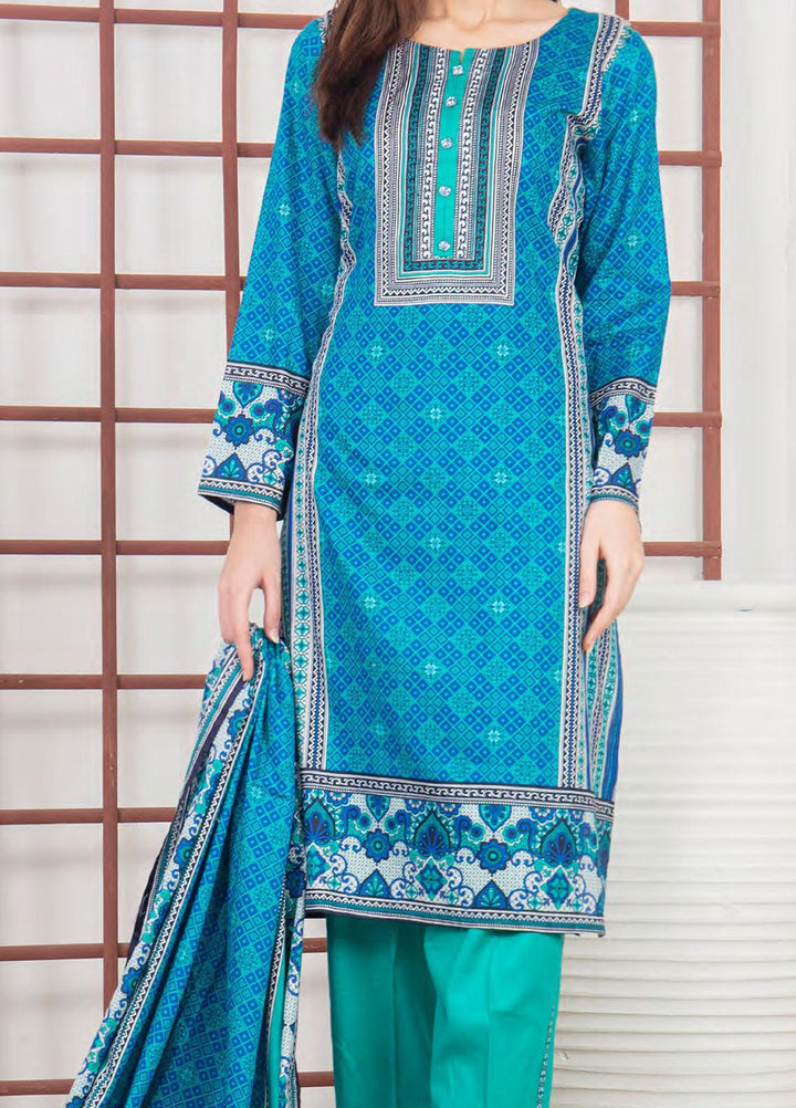 Five Star Printed Lawn Suit Unstitched 3 Piece FS22MD D-51B - Summer Collection