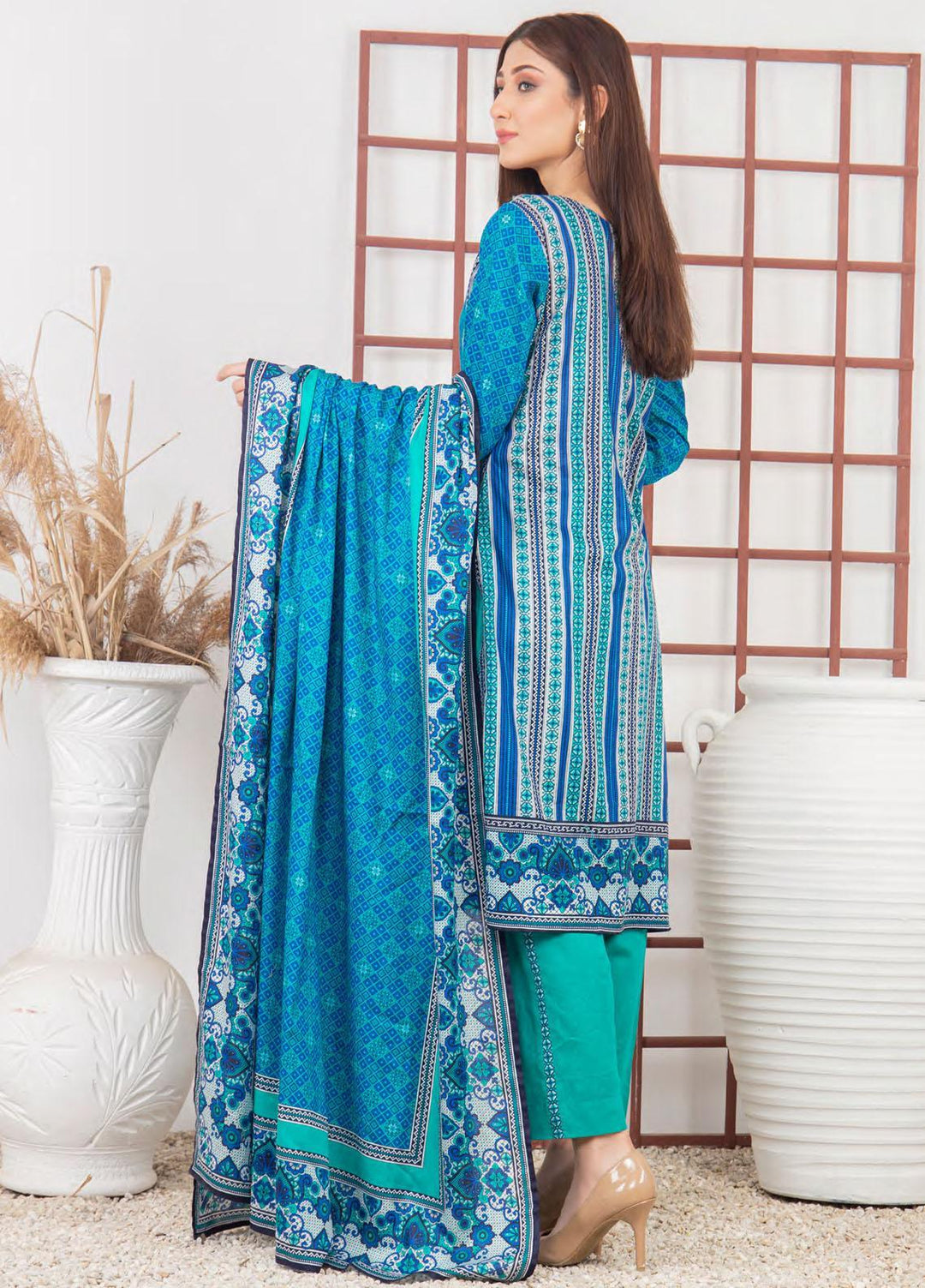 Five Star Printed Lawn Suit Unstitched 3 Piece FS22MD D-51B - Summer Collection