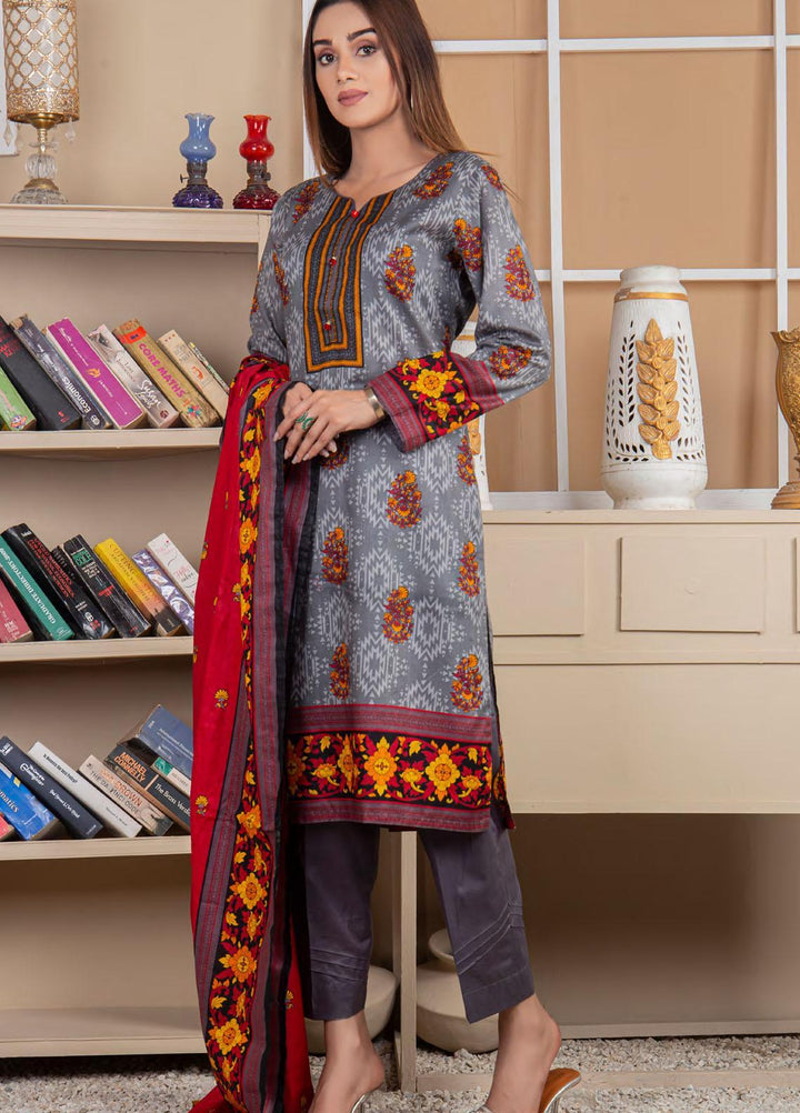 Five Star Printed Lawn Suit Unstitched 3 Piece FS22MD D-53A - Summer Collection