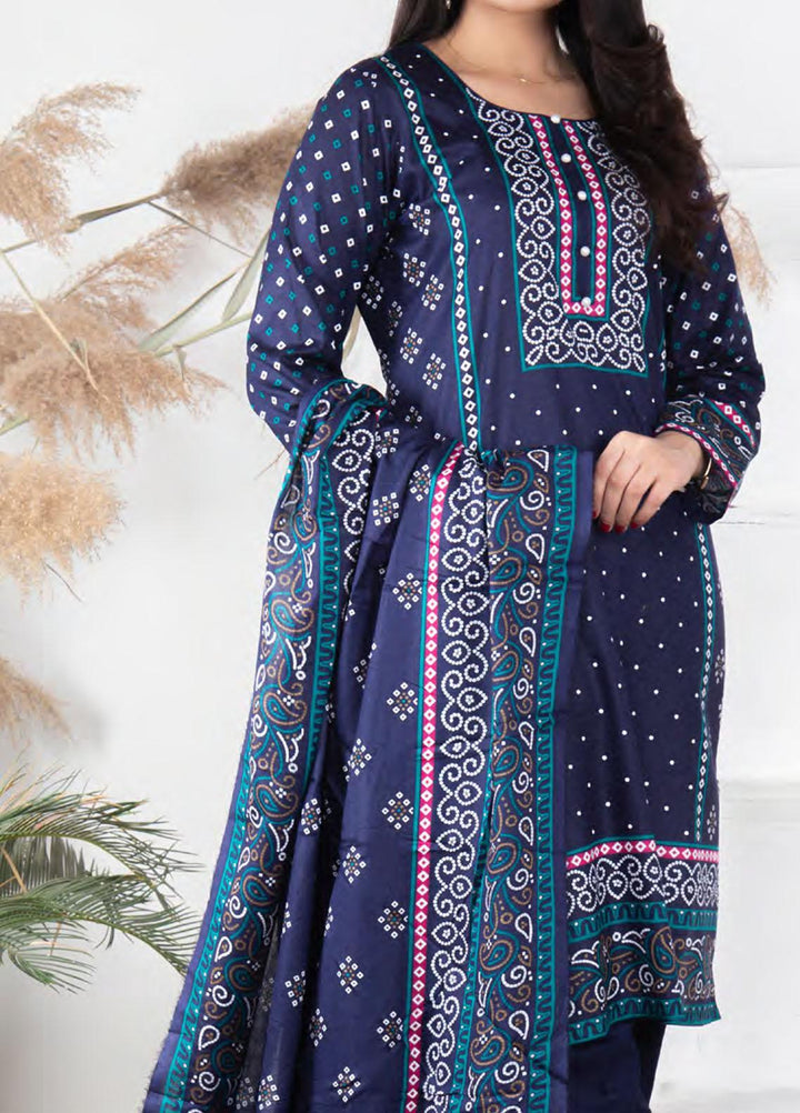 Five Star Printed Lawn Suit Unstitched 3 Piece FS22MD D-54A - Summer Collection