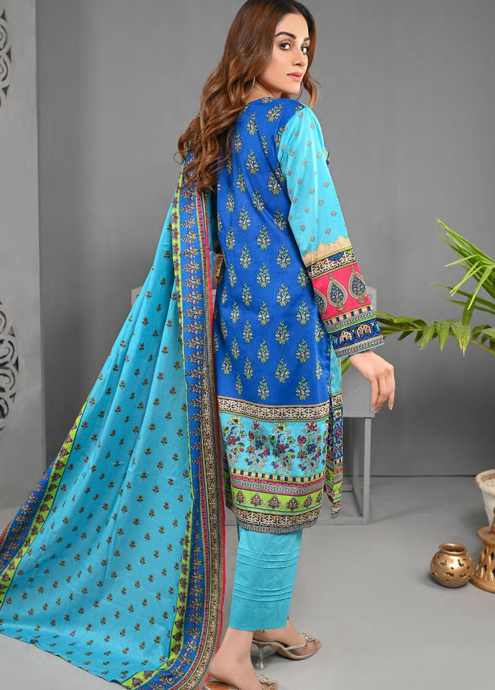 Five Star Printed Lawn Suit Unstitched 3 Piece FS22MD D-55A - Summer Collection