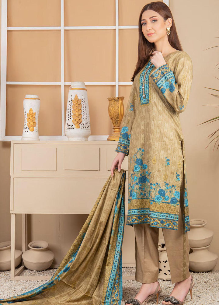 Five Star Printed Lawn Suit Unstitched 3 Piece FS22MD D-56B - Summer Collection