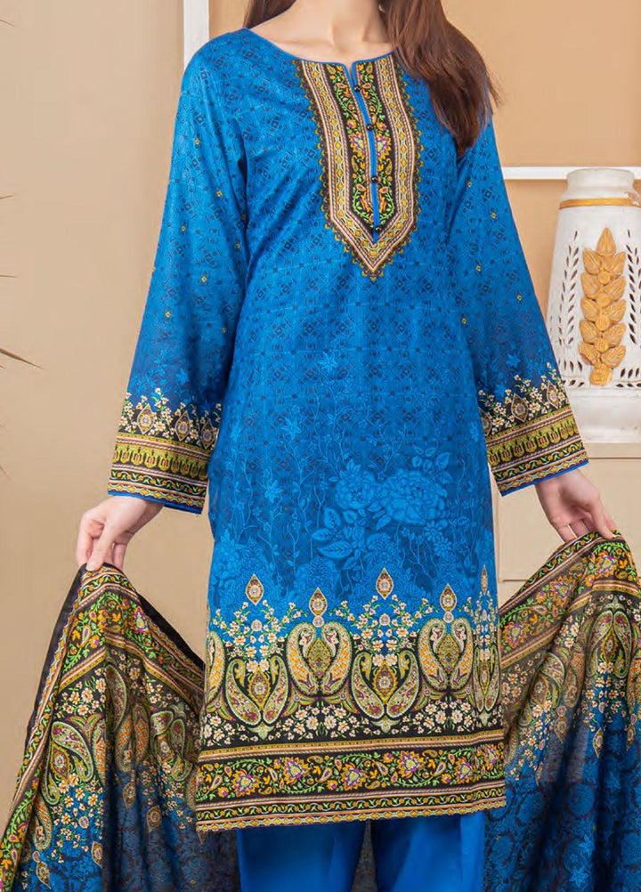 Five Star Printed Lawn Suit Unstitched 3 Piece FS22MD D-58B - Summer Collection