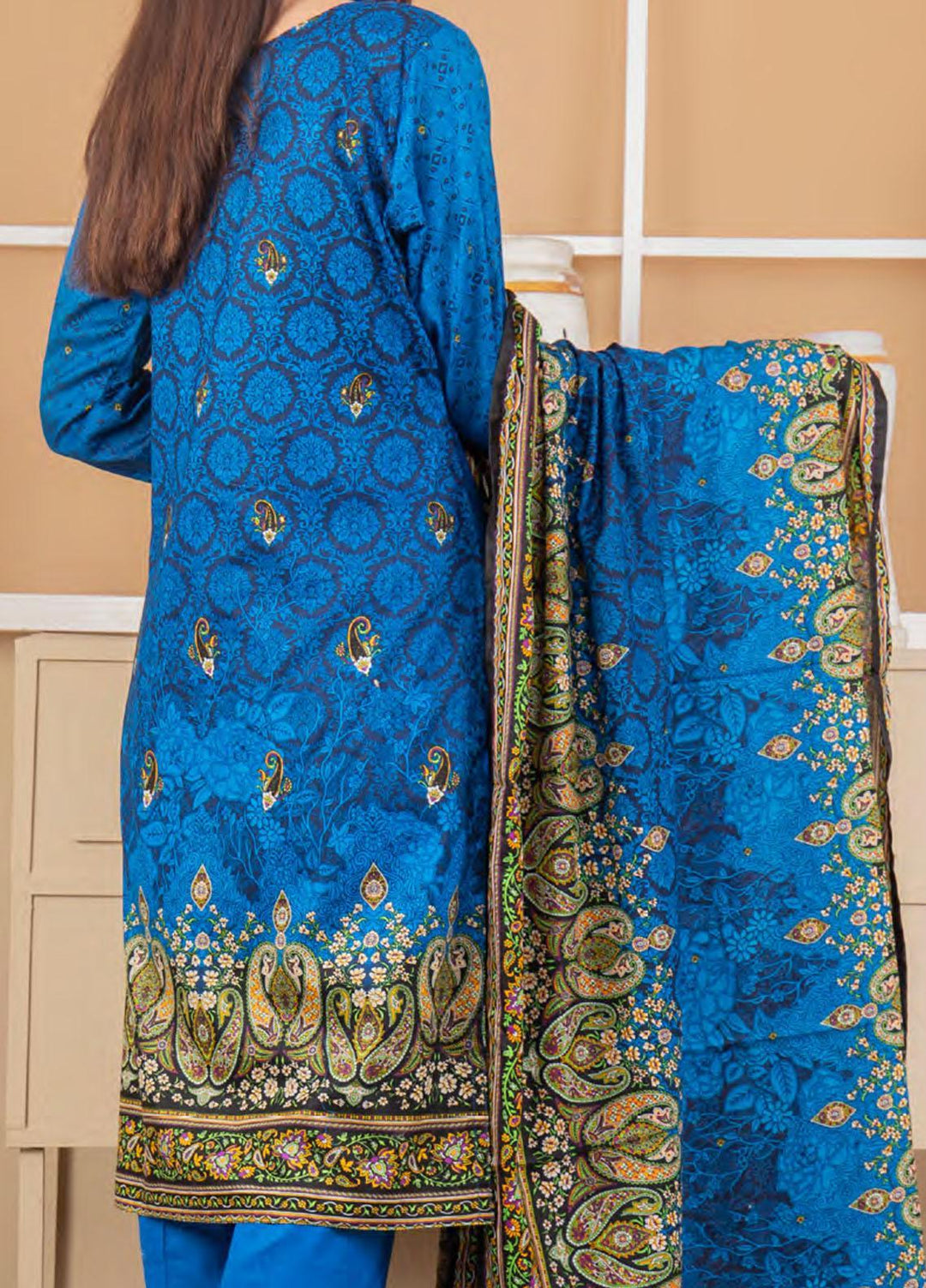 Five Star Printed Lawn Suit Unstitched 3 Piece FS22MD D-58B - Summer Collection