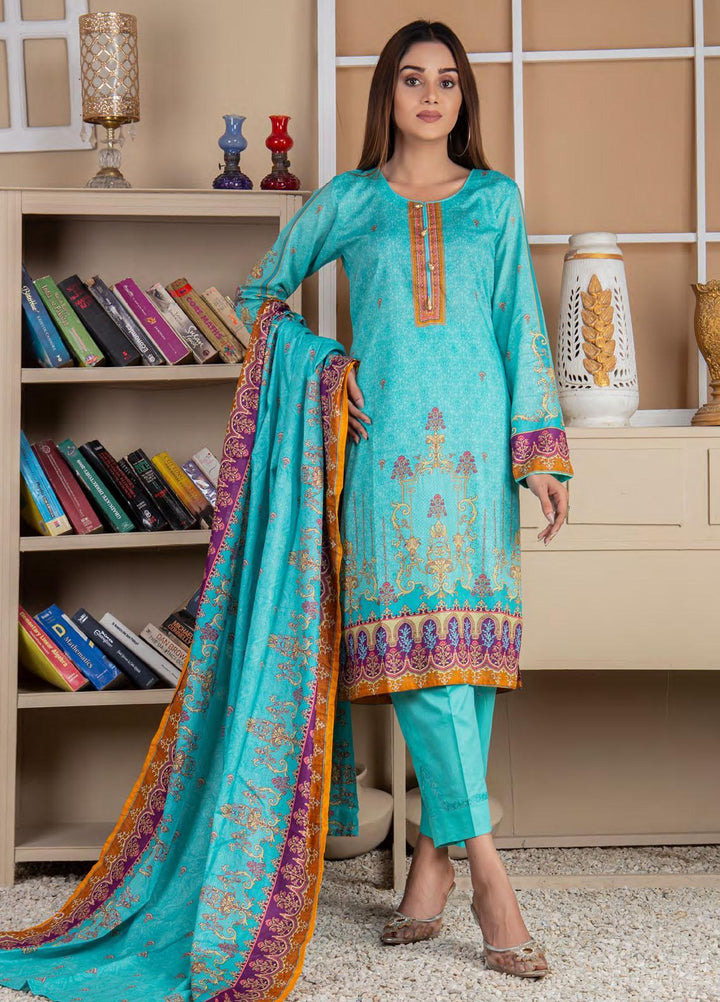 Five Star Printed Lawn Suit Unstitched 3 Piece FS22MD D-59A - Summer Collection