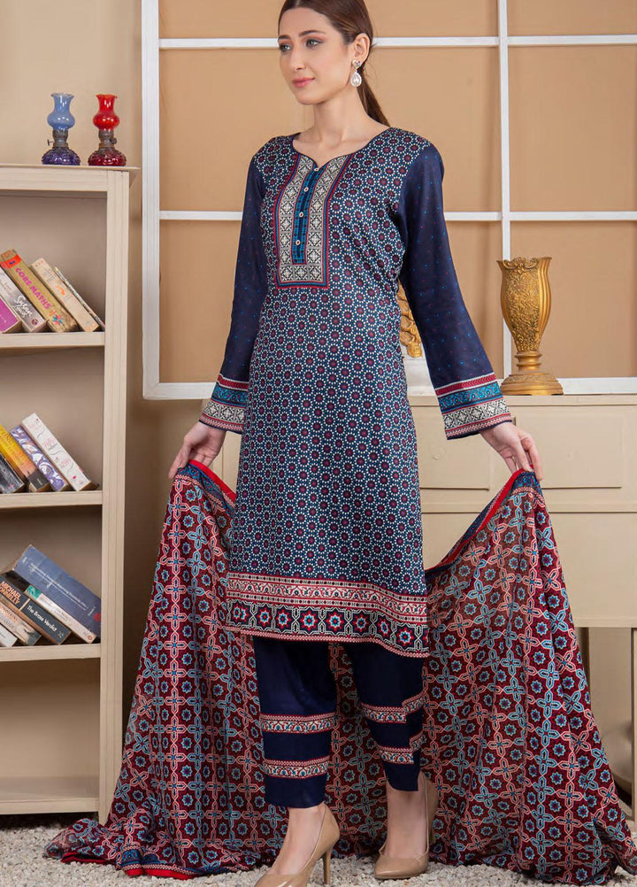 Five Star Printed Lawn Suit Unstitched 3 Piece FS22MD D-61B - Summer Collection