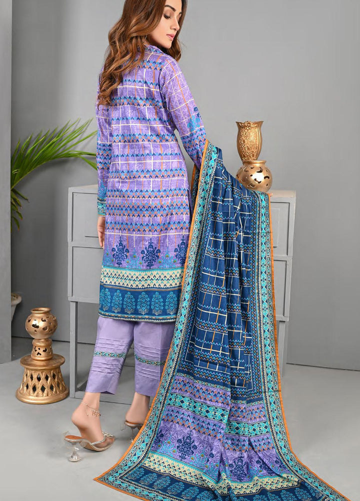 Five Star Printed Lawn Suit Unstitched 3 Piece FS22MD D-62B - Summer Collection