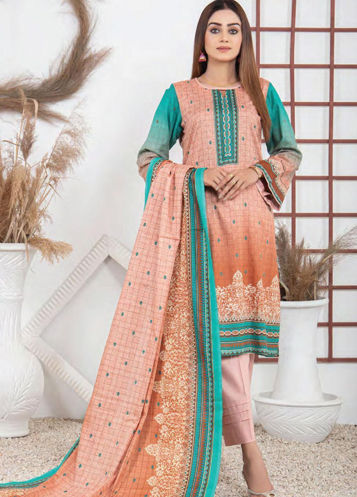Five Star Printed Lawn Suit Unstitched 3 Piece FS22SL D-117A - Summer Collection
