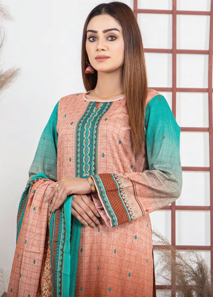 Five Star Printed Lawn Suit Unstitched 3 Piece FS22SL D-117A - Summer Collection