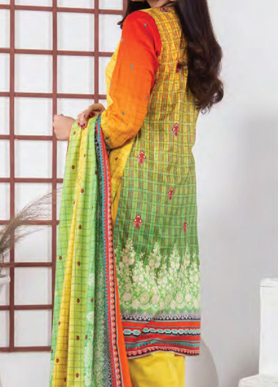 Five Star Printed Lawn Suit Unstitched 3 Piece FS22SL D-117B - Summer Collection