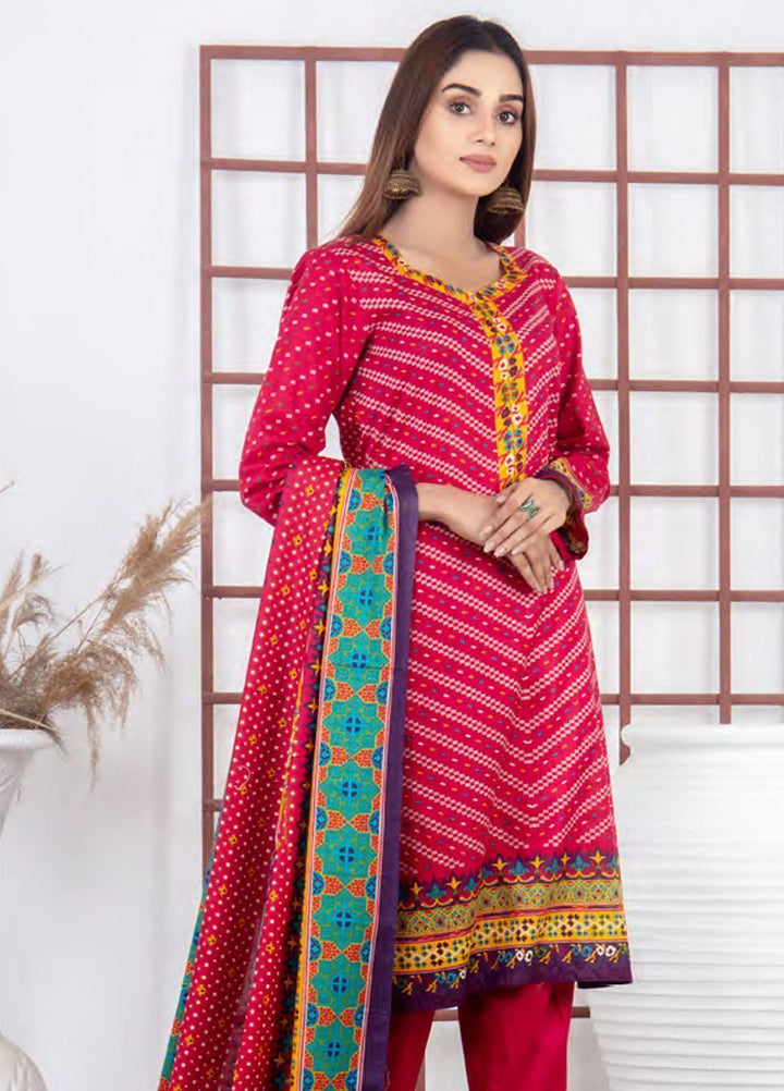 Five Star Printed Lawn Suit Unstitched 3 Piece FS22SL D-119A - Summer Collection