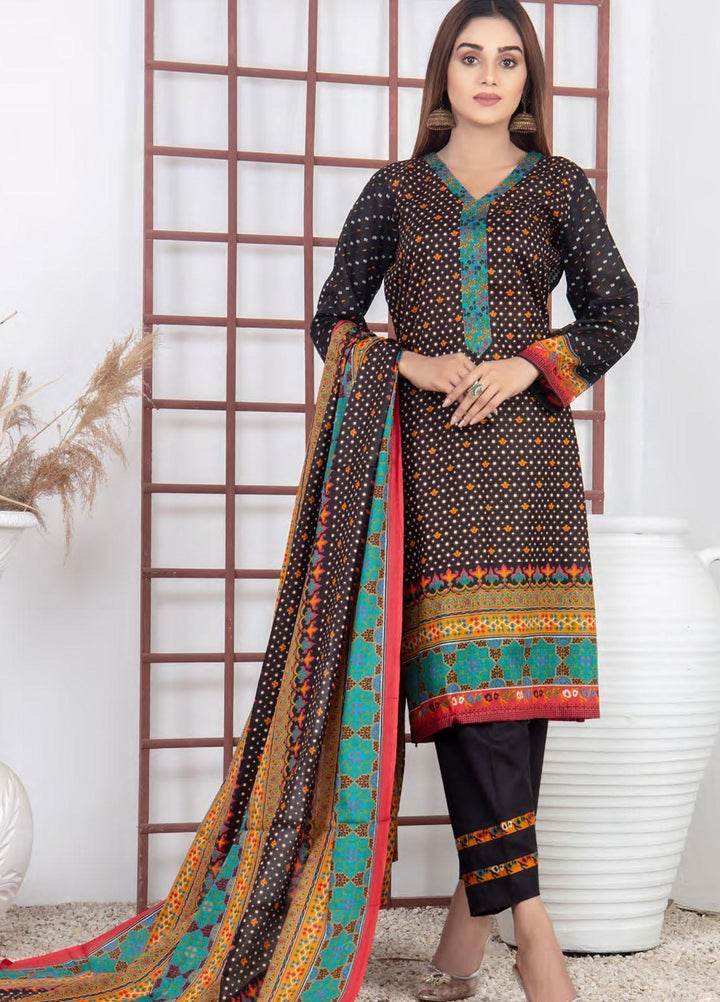 Five Star Printed Lawn Suit Unstitched 3 Piece FS22SL D-119B - Summer Collection