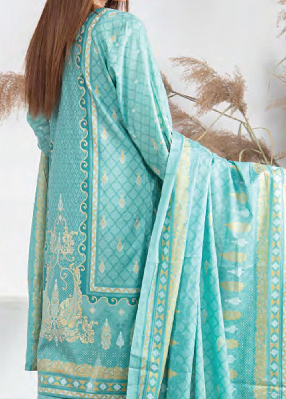 Five Star Printed Lawn Suit Unstitched 3 Piece FS22SL D-120A - Summer Collection