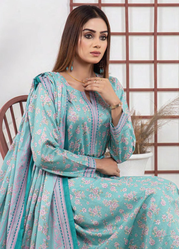 Five Star Printed Lawn Suit Unstitched 3 Piece FS22SL D-121A - Summer Collection