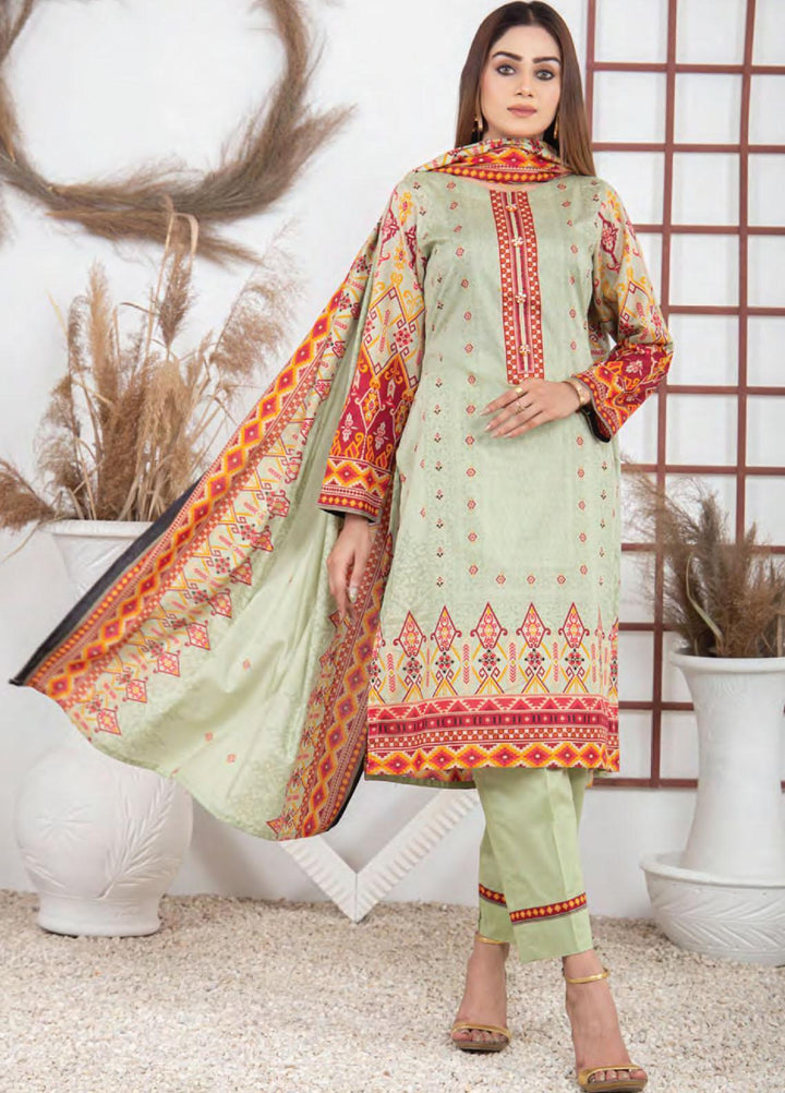 Five Star Printed Lawn Suit Unstitched 3 Piece FS22SL D-122A - Summer Collection