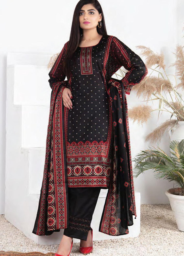 Five Star Printed Lawn Suit Unstitched 3 Piece FS22SL D-124A - Summer Collection