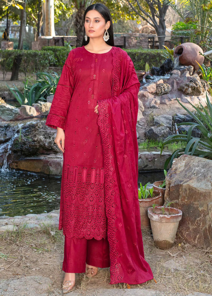 Fizza by Feroza Embroidered Lawn Suit Unstitched 3 Piece FZ25FS Art-02 - Summer Collection
