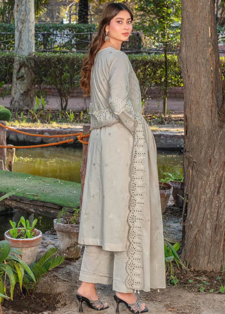Fizza by Feroza Embroidered Lawn Suit Unstitched 3 Piece FZ25FS Art-03 - Summer Collection
