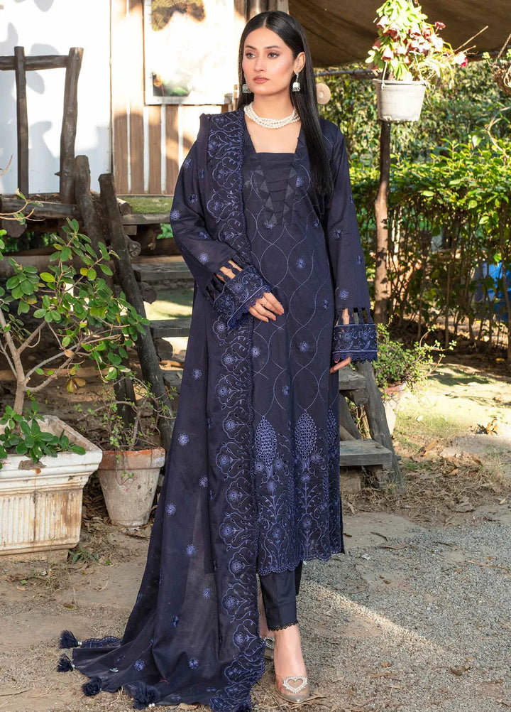 Fizza by Feroza Embroidered Lawn Suit Unstitched 3 Piece FZ25FS Art-04 - Summer Collection