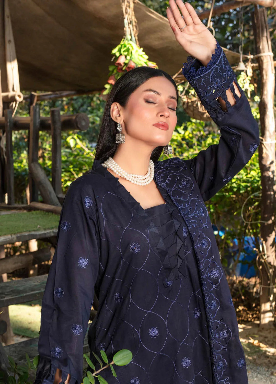 Fizza by Feroza Embroidered Lawn Suit Unstitched 3 Piece FZ25FS Art-04 - Summer Collection