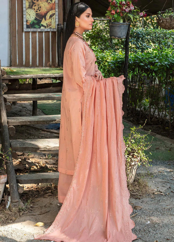 Fizza by Feroza Embroidered Lawn Suit Unstitched 3 Piece FZ25FS Art-05 - Summer Collection