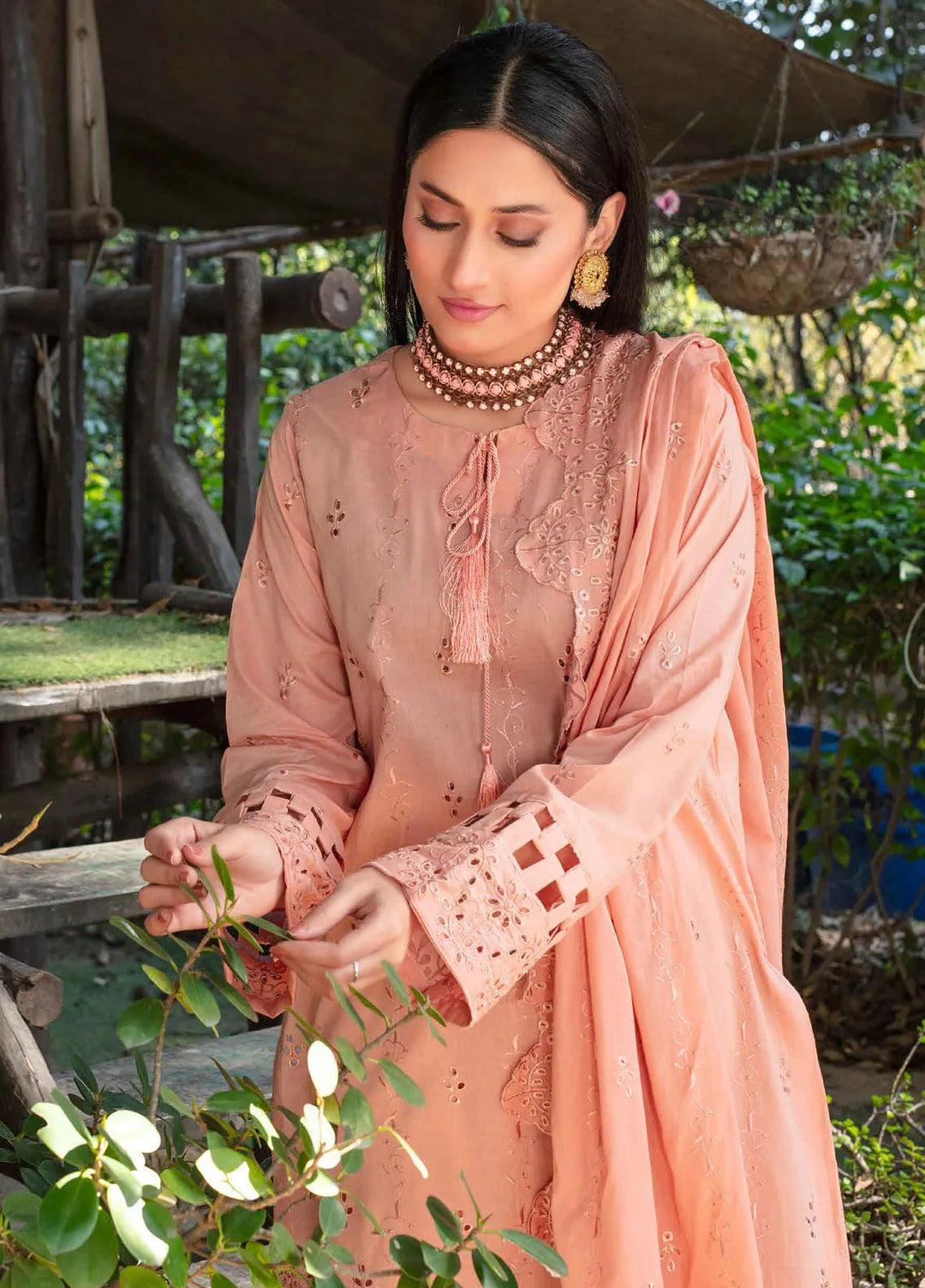 Fizza by Feroza Embroidered Lawn Suit Unstitched 3 Piece FZ25FS Art-05 - Summer Collection