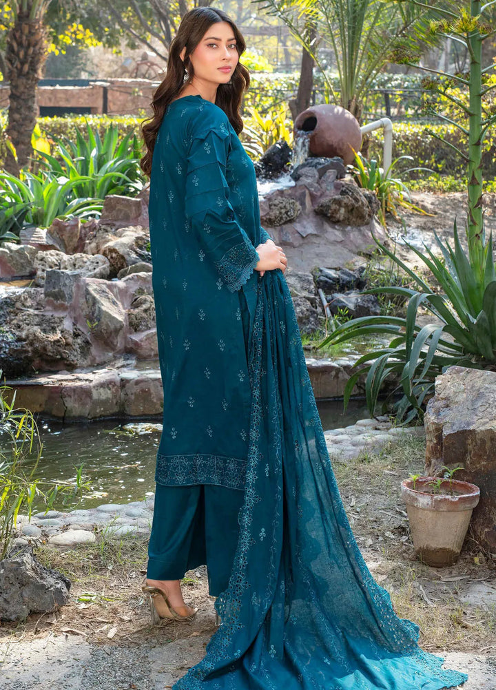 Fizza by Feroza Embroidered Lawn Suit Unstitched 3 Piece FZ25FS Art-06 - Summer Collection