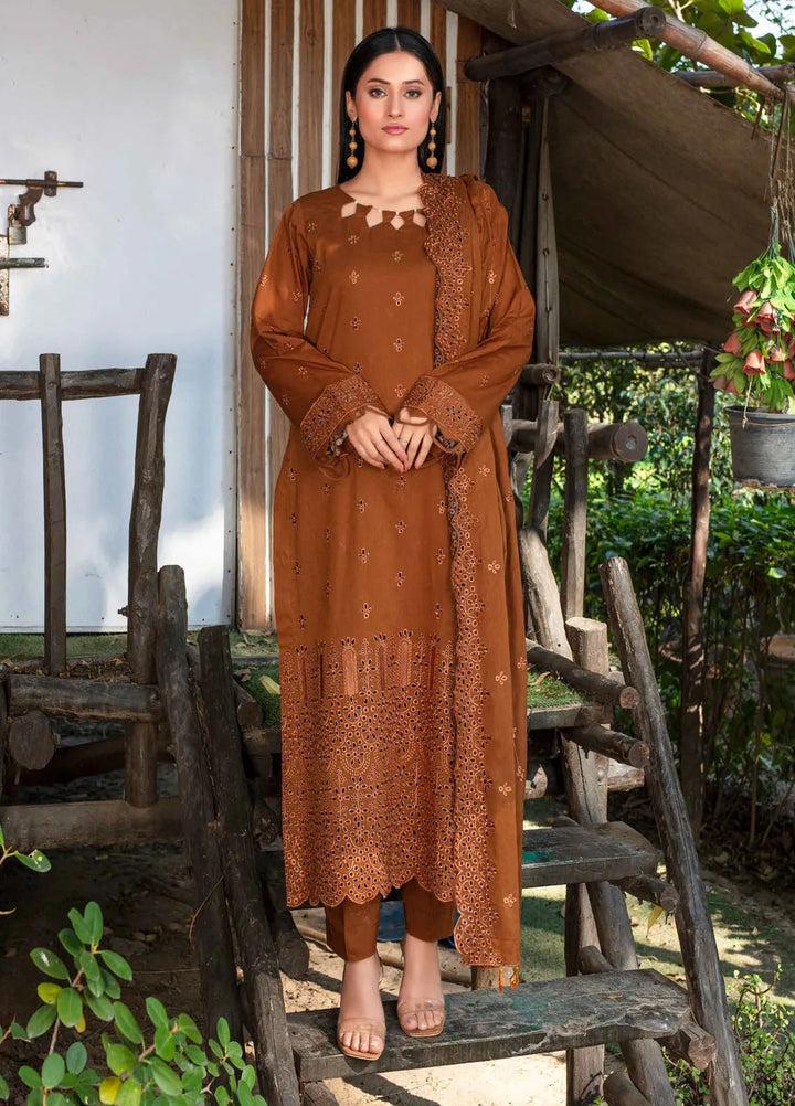 Fizza by Feroza Embroidered Lawn Suit Unstitched 3 Piece FZ25FS Art-08 - Summer Collection