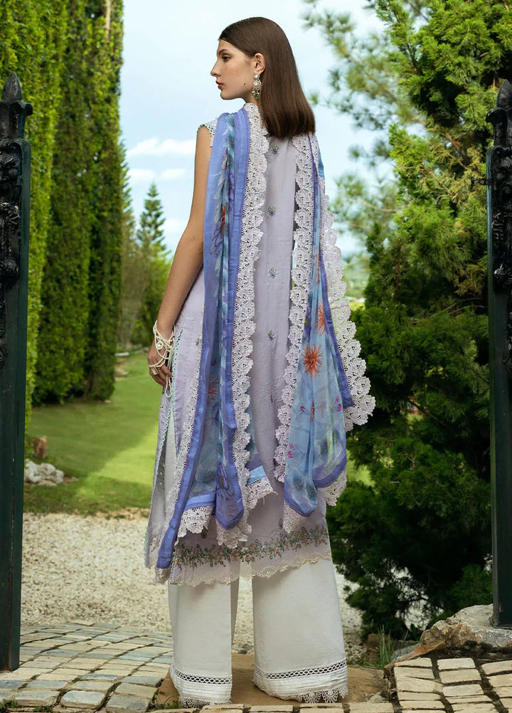 Flanerie by Roheenaz Embroidered Lawn Suit Unstitched 3 Piece RNZ25F Juana RNZ-8B - Summer Collection