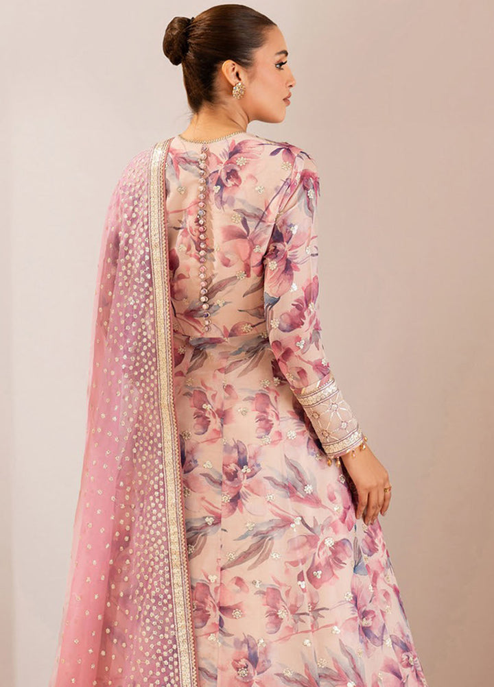 Fleur by Alizeh Fashion Embroidered Chiffon Suits Unstitched 3 Piece AFB25FF CH-2193 Dina - Formals Collection