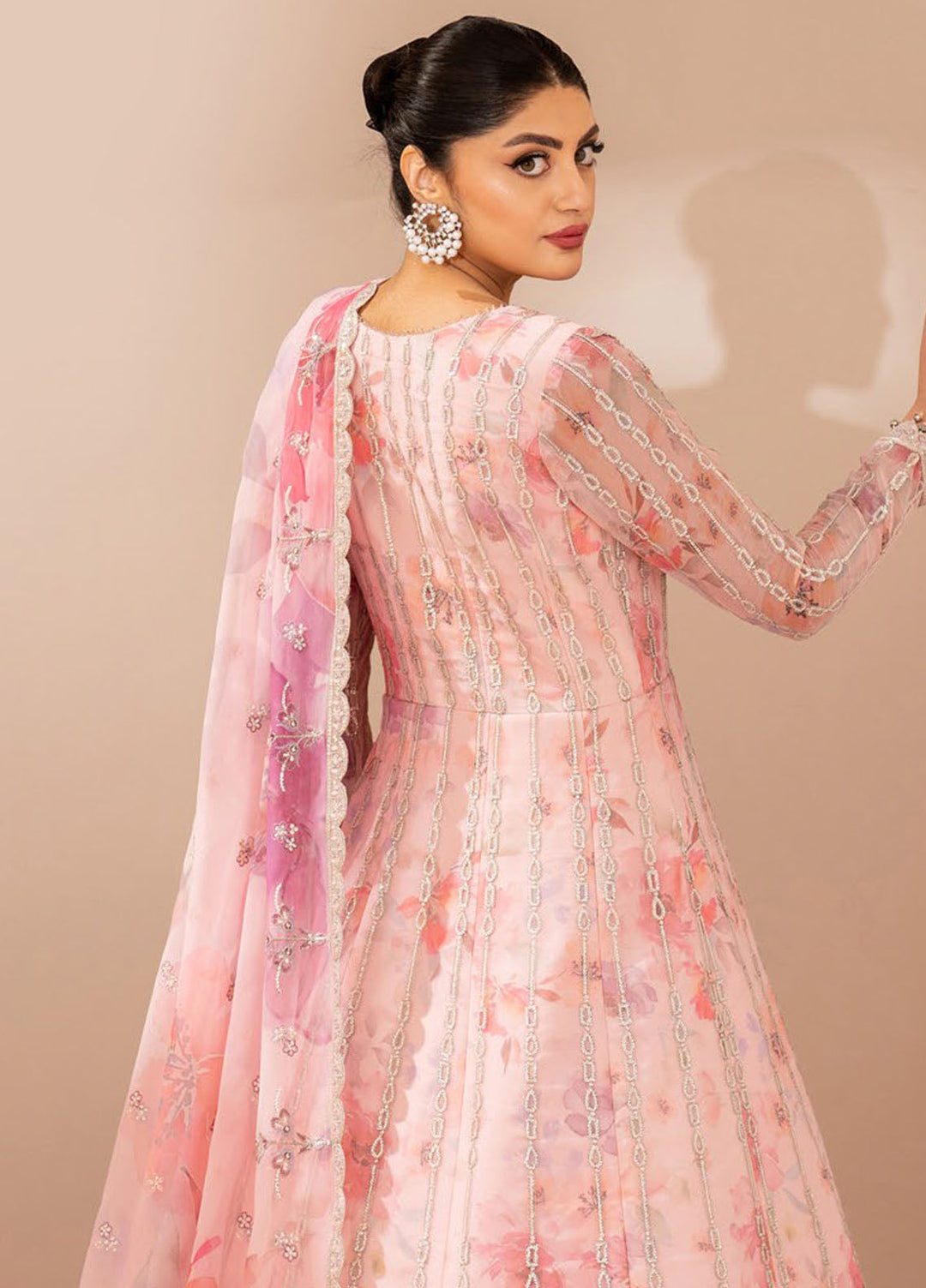 Fleur by Alizeh Fashion Embroidered Chiffon Suits Unstitched 3 Piece AFB25FF CH-2197 Rimayah - Formals Collection