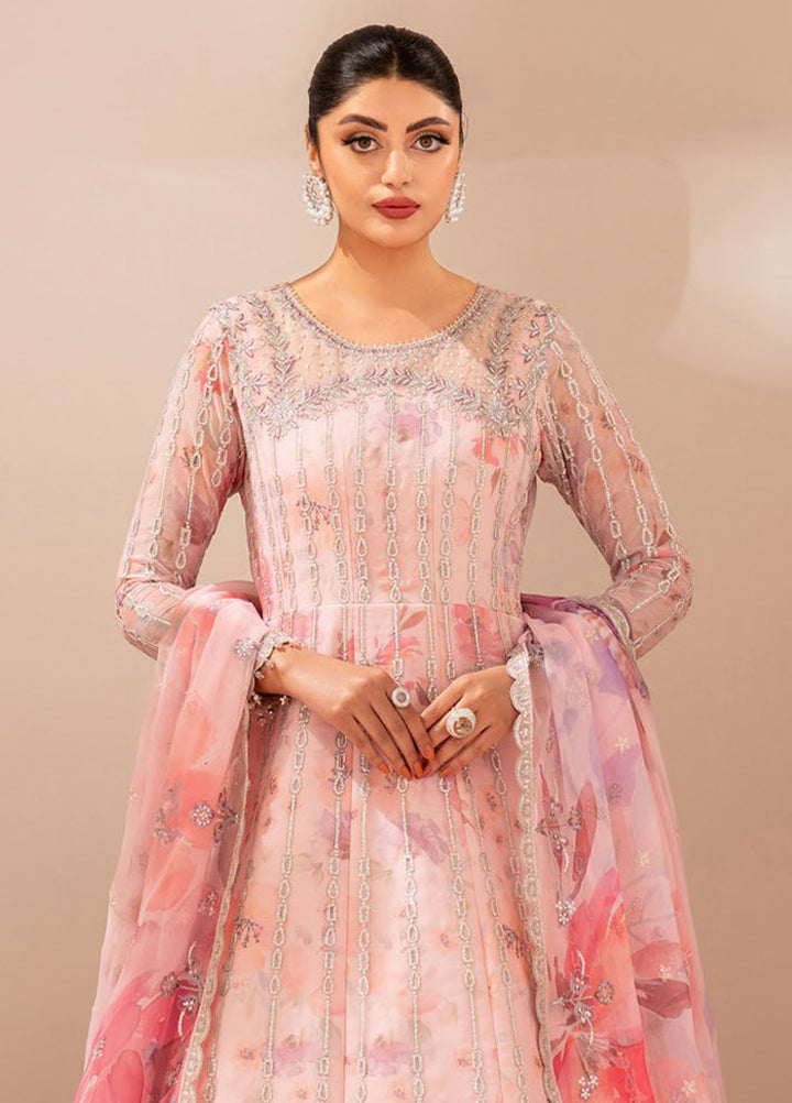 Fleur by Alizeh Fashion Embroidered Chiffon Suits Unstitched 3 Piece AFB25FF CH-2197 Rimayah - Formals Collection