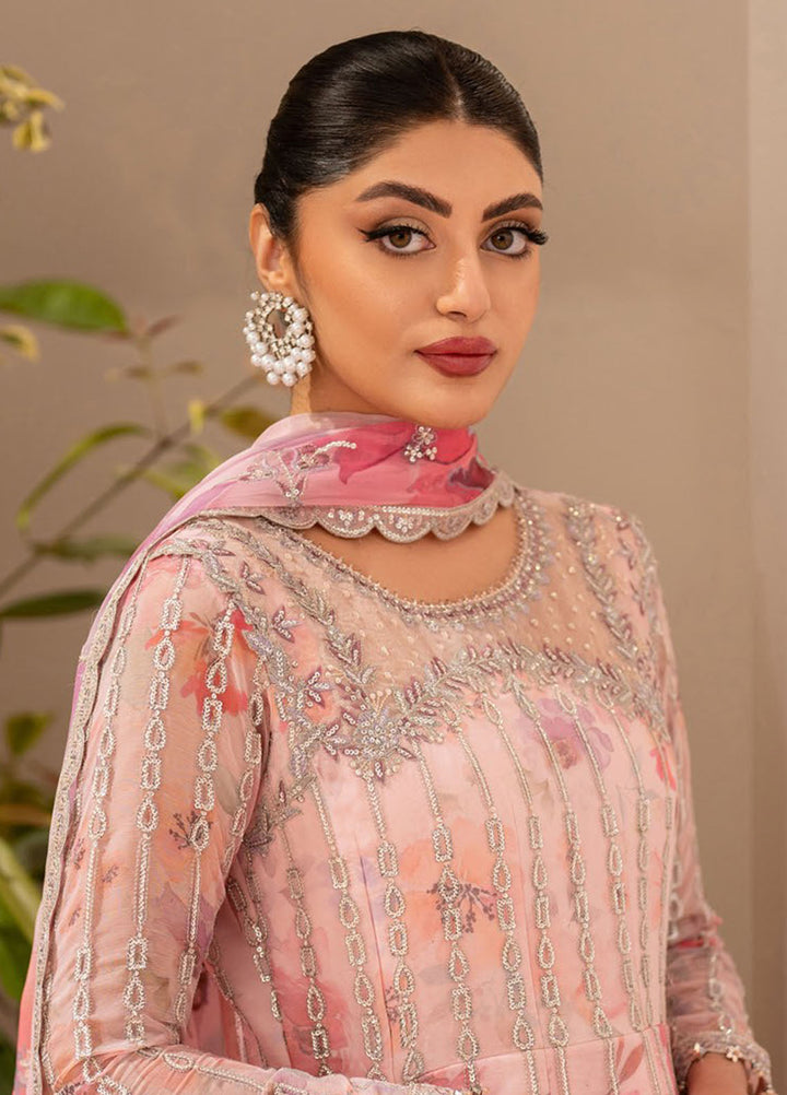 Fleur by Alizeh Fashion Embroidered Chiffon Suits Unstitched 3 Piece AFB25FF CH-2197 Rimayah - Formals Collection