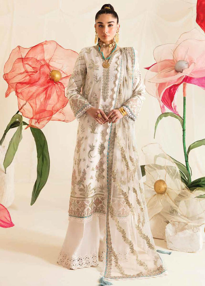 Fleur De Lis by Ayzel Embroidered Chiffon Suits Unstitched 3 Piece AAF23FL 03 Victorie - Luxury Collection